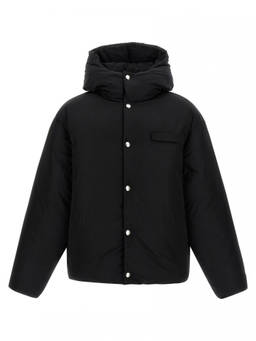 JACQUEMUS - Black Logo Hood Jacket