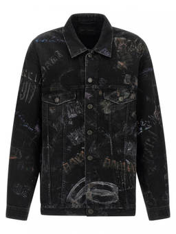 Balenciaga - Black Shirt Collar Jackets