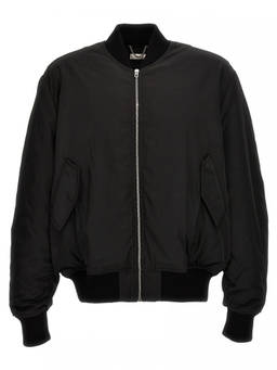 1989 STUDIO - Black Solid Bomber Jackets