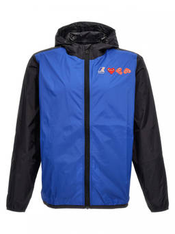 COMME des GARCONS - Blue Logo Hood Jacket