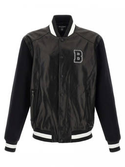 BALMAIN - Black Logo Bomber Jackets