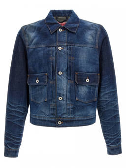 Kenzo - Blue Shirt Collar Jackets