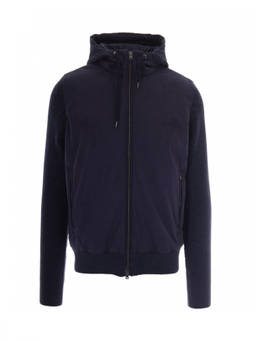 Herno - Navy Blue Hood Jacket