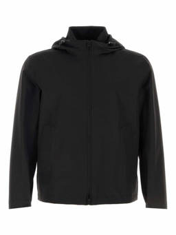 Woolrich - Black Solid Hood Jacket