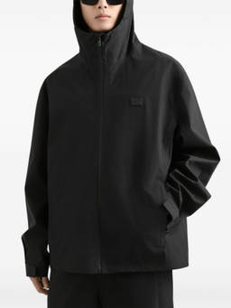 Dolce&Gabbana - Black Hooded Cotton Jacket