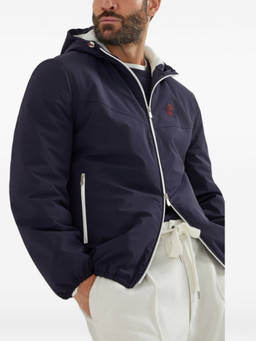 Brunello Cucinelli - Blue Nylon Blouson Jacket