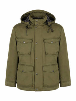 Woolrich - Olive Solid Hood Jackets
