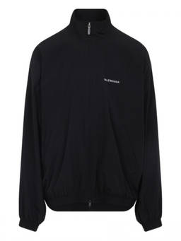 Balenciaga - Black Track Jacket With Logo