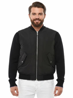 Dsquared2 - Black Solid Sleeveless Jacket