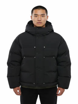 Dsquared2 - Black Quilted Hood Jacket
