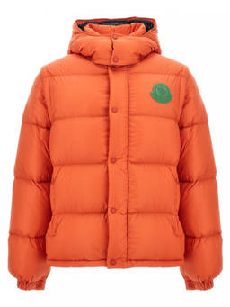 Moncler - Orange 2 In 1 Cyclone Down Jacket