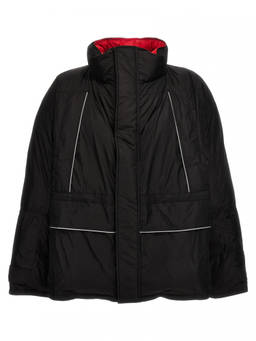 Balenciaga - Black Nylon Parka Jacket