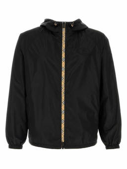 Burberry - Black Logo Hood Jackets