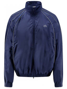 Balenciaga - Dark Navy Logo Jacket