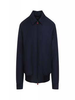 Kiton - Navy Blue Solid Jacket