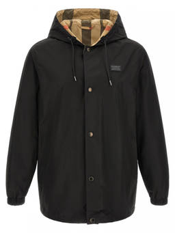 Burberry - Black Reversible Hood Jacket