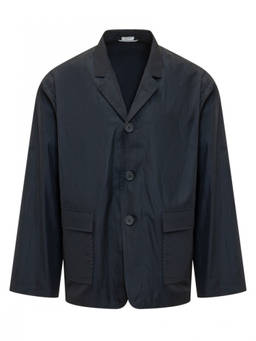 Thom Browne - Dark Blue Notched Lapel Jacket