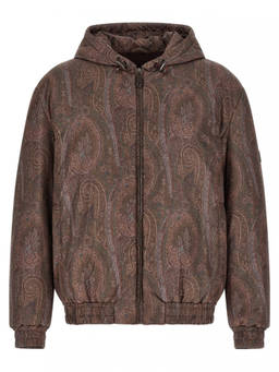 Etro - Brown Paisley Hood Jacket