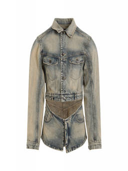 Egonlab - Denim Pointed Collar Jacket