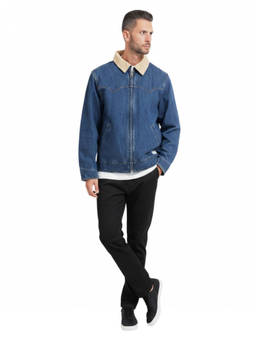Hugo - Blue Shirt Collar Denim Jacket