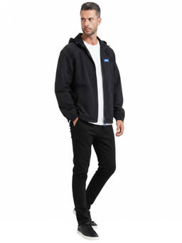 Hugo - Black Logo Hood Jacket