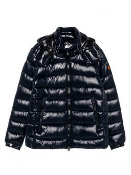 Save The Duck - Blue Black Quilted Jacket