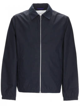 Ps By Paul Smith - Blue Solid Shirt Collar Jacket