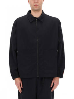 The North Face - Black Solid Shirt Collar Jacket