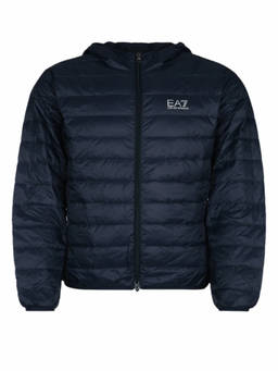 EA7 Emporio Armani - Dark Blue Logo Print Jacket