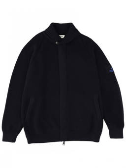 Premiata - Dark Blue Knitted Mock Collar Jacket