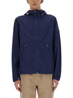 Woolrich - Blue Solid Hood Jacket