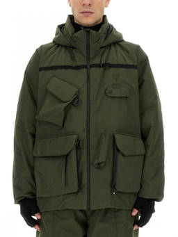 South2 West8 - Green Solid Hood Jacket