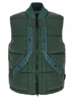 Stone Island - Green Sleeveless Jacket