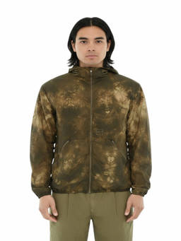 Woolrich - Green Tie-Dye Hooded Jacket