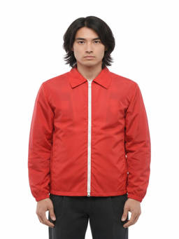 Woolrich - Red Solid Shirt Collar Jacket