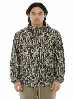 Woolrich - Multi-Color Camo Hood Jacket
