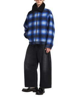 Balenciaga - Blue Shirt Collar Jacket