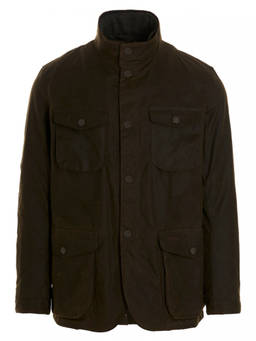 Barbour - Dark Brown Embroidered Logo Jacket
