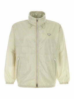 PRADA - Light Beige Windbreaker Jacket