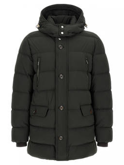 Moorer - Dark Green Quilted Jacket