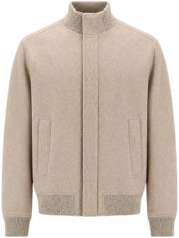 Paul & Shark - Beige Mock Collar Jacket