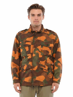 Woolrich - Orange Camo Print Jacket