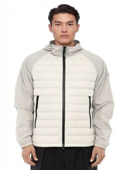Woolrich - Grey Quilted Hood Jacket