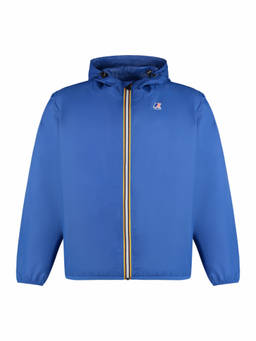 K-Way - Blue Logo Hood Jacket