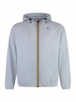 K-Way - Grey Logo Hood Jacket