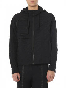 Diesel - Black Solid Hooded Jacket