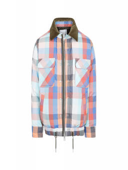 Sacai - Multi-Colored Plaid Padded Blouson