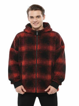 Dsquared2 - Red Checks Hooded Jacket