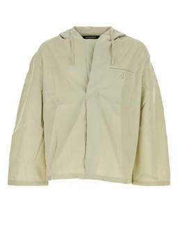 JACQUEMUS - Light Green Logo Hooded Jacket
