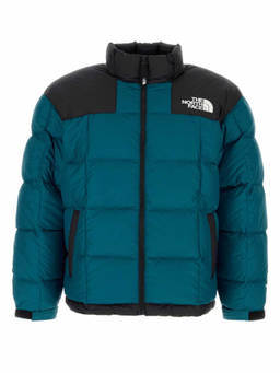 The North Face - Petrol Blue Logo Puffer Jacket